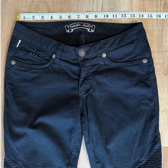 Robin's Jean Women's Black Style#SP9911 Made in USA Size 25 - Picture 6 of 15